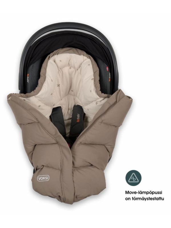 VOKSI - Move babys dunfotpåse, Walnut