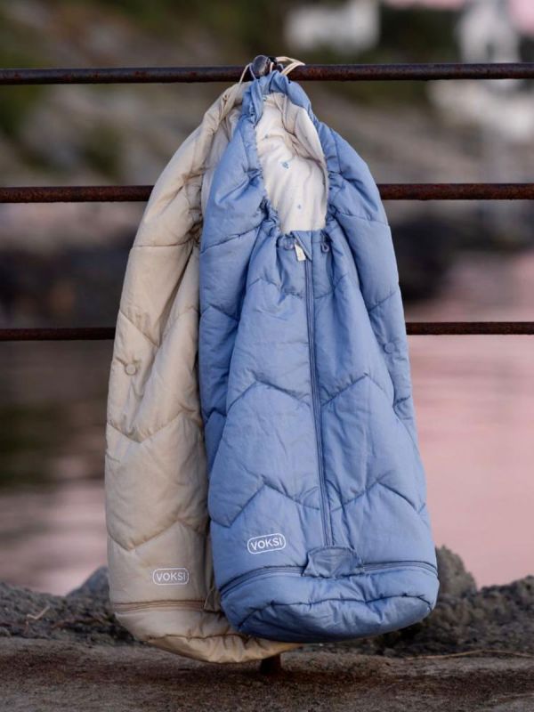 VOKSI - Sky Light lättviktssovsäck 0–4å, Seashell Sand
