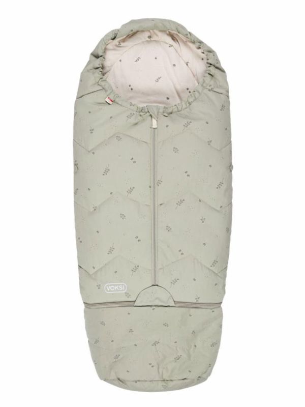 VOKSI - Sky Light lättviktssovsäck 0–4å, Misty Green