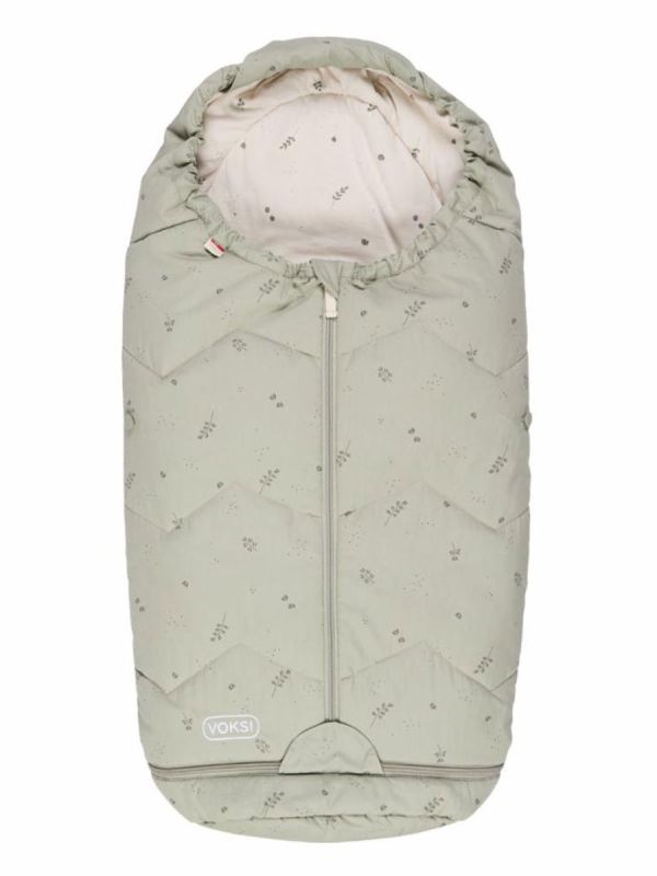 VOKSI - Sky Light lättviktssovsäck 0–4å, Misty Green