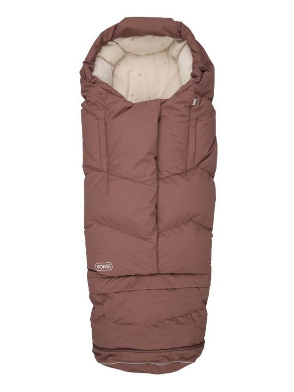 Voksi - City North duntermopåse - vinterns varmaste barnvagnsväska, Maroon