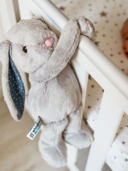 Whisbear - Humming kanin med gråtsensor, grå