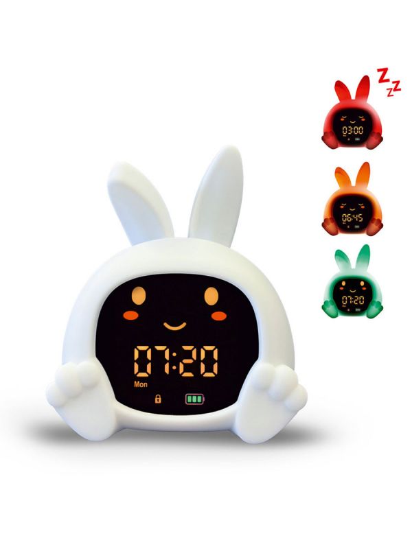 Zazu Sarah sömncoach för ett barn - väckarklocka, nattljus och ljudenhet