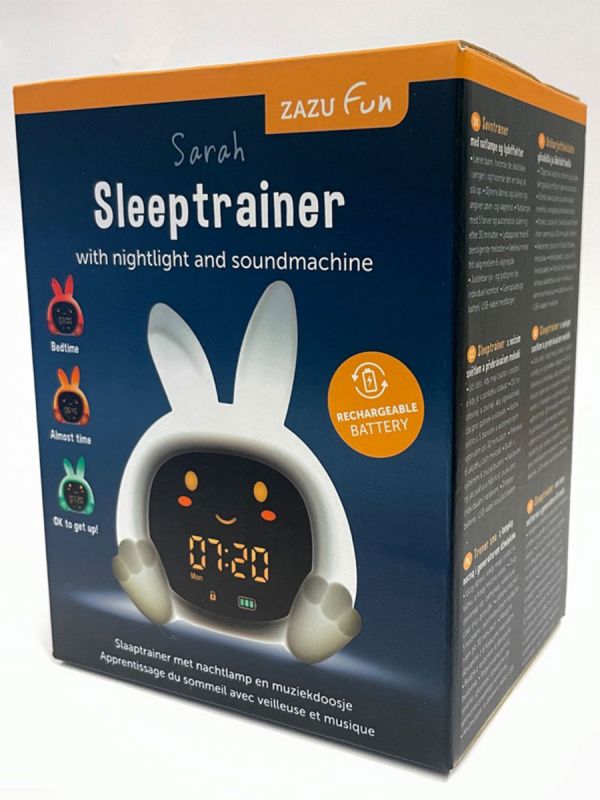 Zazu Sarah sömncoach för ett barn - väckarklocka, nattljus och ljudenhet