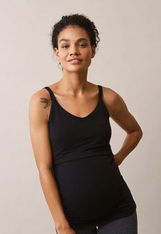 Boob Design - Easy singlet Gravid och Amningslinne, svart