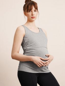 Boob Design - Amningslinne Classic Tank Top Grey melange