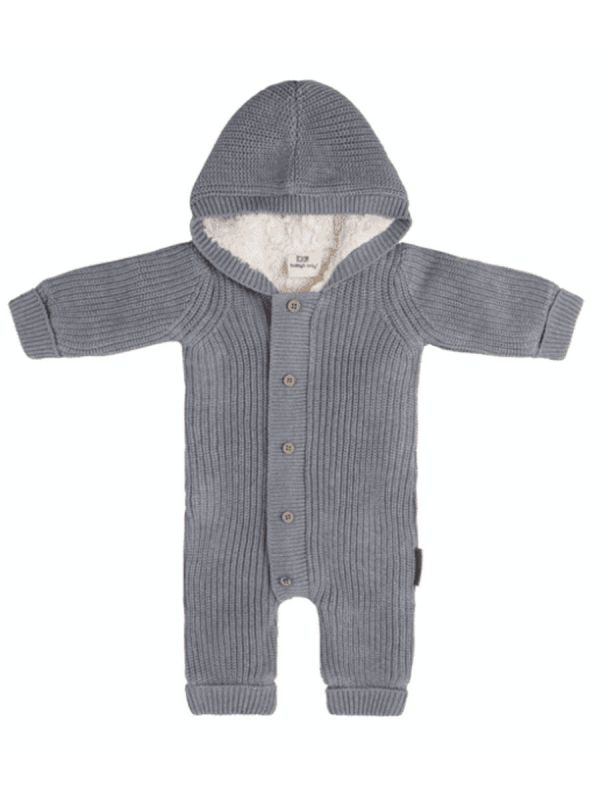 Baby's Only - TEDDY stickad overall för baby, Grey