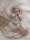 Babystyling nallebjörnsjumpsuit för baby, Sand
