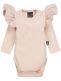 Babystyling Babybody med volang Rib Rose