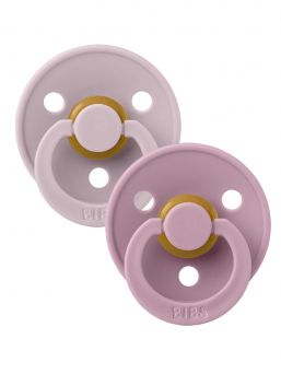 BIBS - Baby napp 2-PACK 0-18mån - Dusky Lilac / Heather
