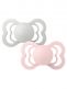 BIBS - Supreme Baby napp 2-PACK 0-18mån - Haze / Blossom