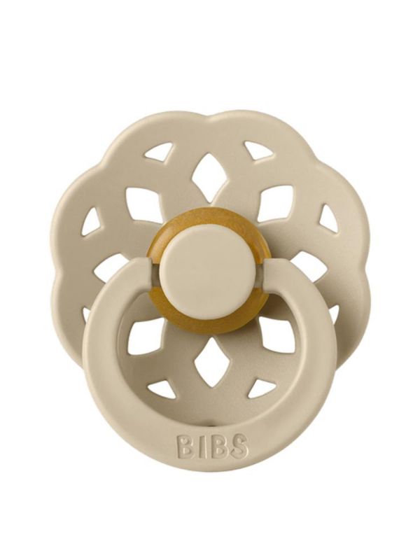 BIBS Boheme-napp - Den runda naturliga gummilatexnipplen är designad för att likna formen och storleken på moderns mjuka bröstvårta och främjar en liknande tungplacering och sugteknik vid amning.