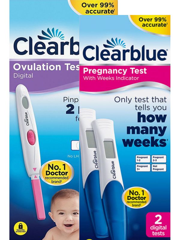 CLEARBLUE Digital ägglossningstest och graviditetstest 10+2