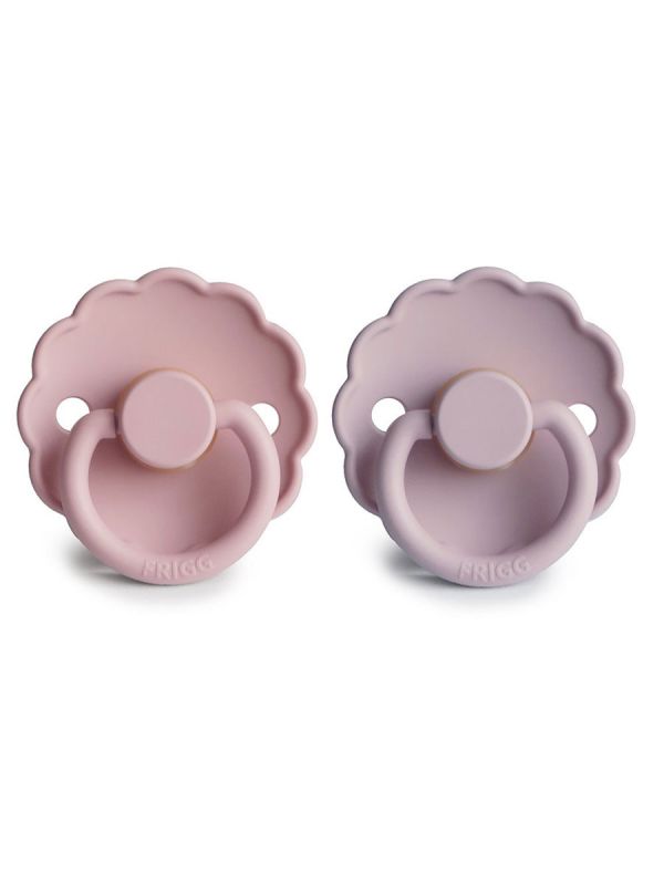 FRIGG - babys latexnapp 2-Pack, Pink/Lilac