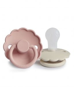 FRIGG - babys silikonnapp 2-Pack, Blush/Cream