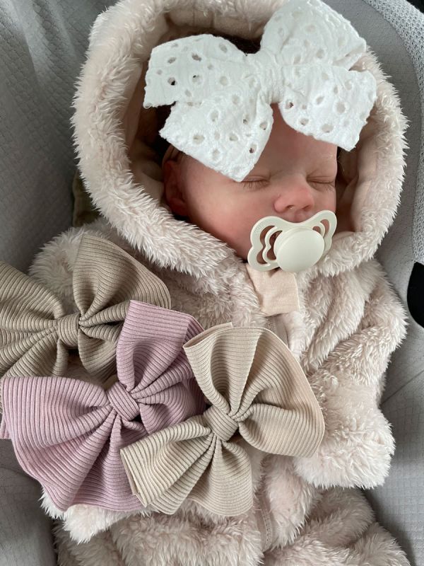 Rosett pannband, flera nyanser