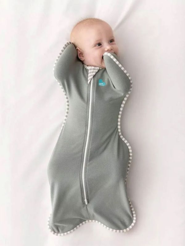 LOVE TO DREAM Swaddle Up linpåse Original (TOG 1.0) - Mörk olivgrön