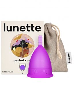 Lunette menskopp – bekvämt och ekologiskt mensskydd, violett