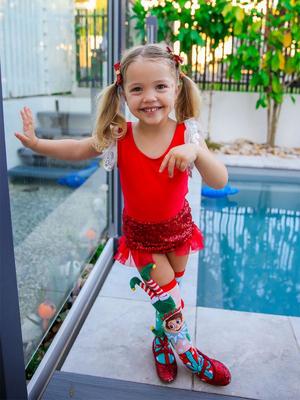 MADMIA Roliga Julstrumpor med Tomtemotiv