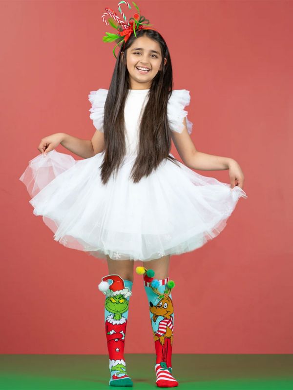 MADMIA Roliga julstrumpor med Grinch & Max