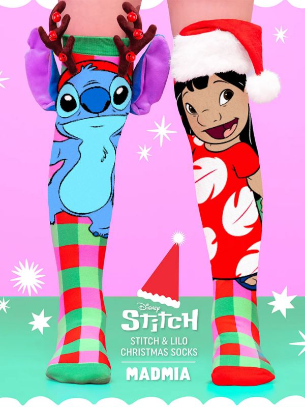 MADMIA Roliga Julstrumpor med Lilo & Stitch