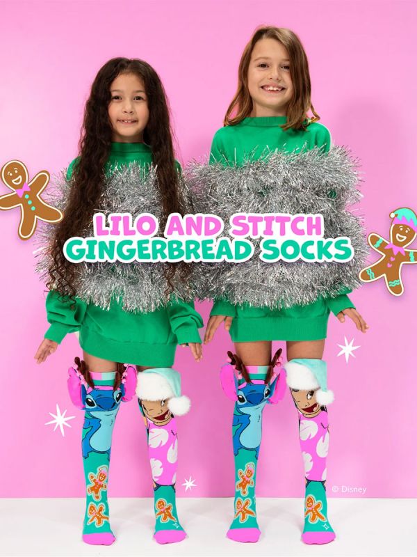 MADMIA Roliga Julstrumpor med LILO & STITCH'S 
