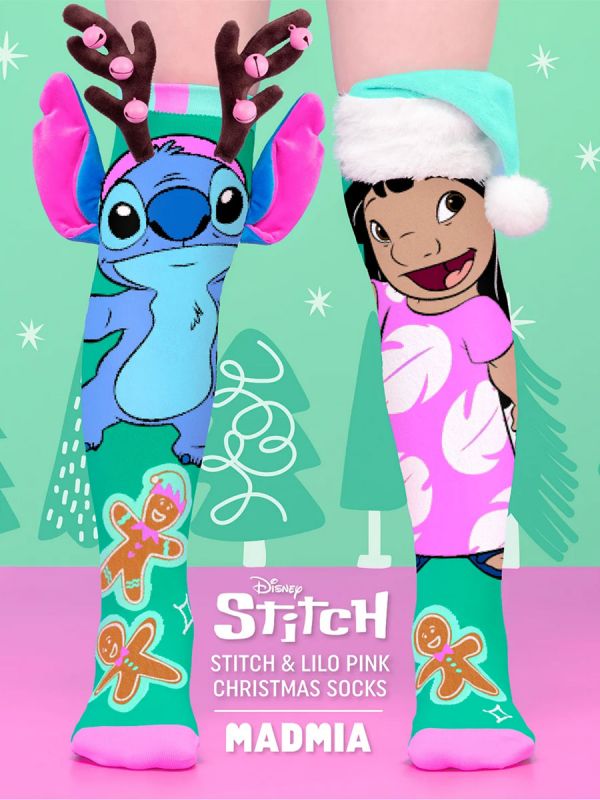 MADMIA Roliga Julstrumpor med LILO & STITCH'S 