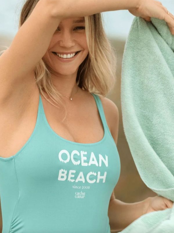 Gravid badkläder Ocean Beach green