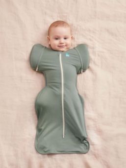 LOVE TO DREAM Swaddle Up Blöjpåse 50/50 (TOG 1.0) - Mörk Olivgrön