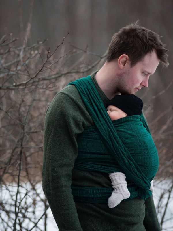 Vanamo baby carrier - Kide Emerald
