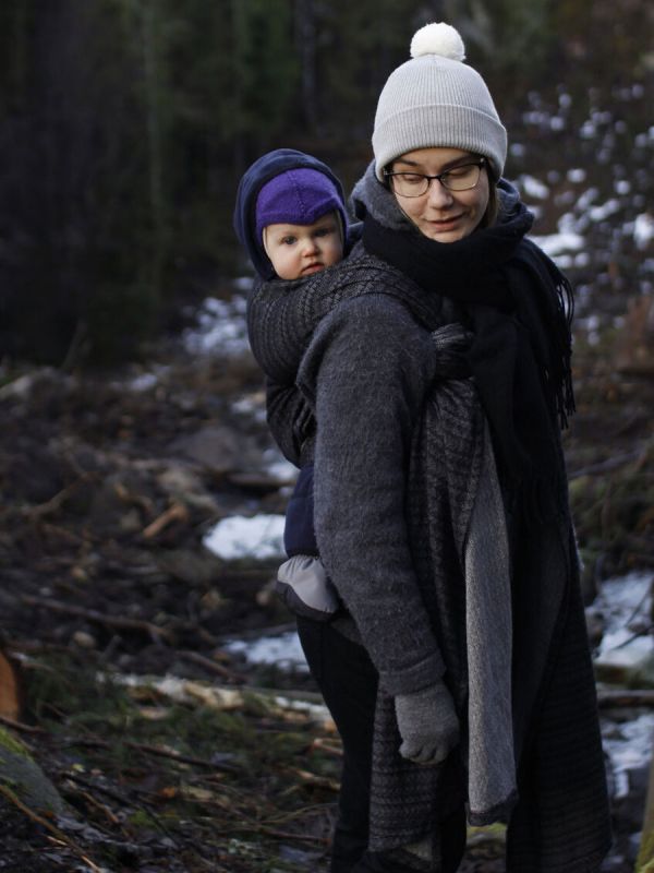 Vanamo baby carrier - Solki Graniitti mjörk