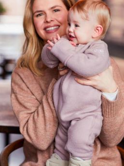 Voksi Merino Wool Overall – mellanlager för användning året runt, druva