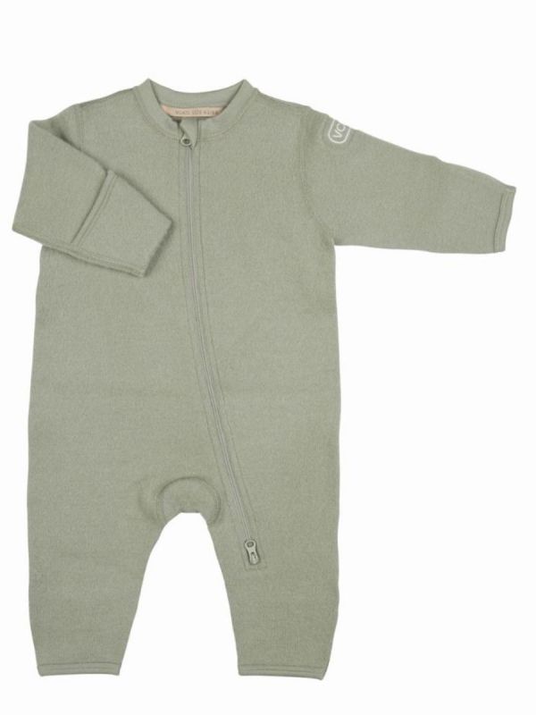 Voksi Merino Wool Overall – mellanlager för användning året runt, green