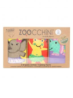 Zoocchini - träningsbyxor 3-pack, Ballerina Gals