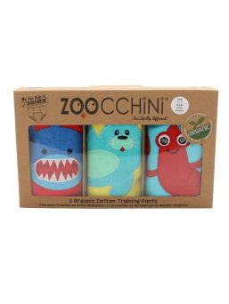 Zoocchini - träningsbyxor 3-pack, Ocean Pals Boy